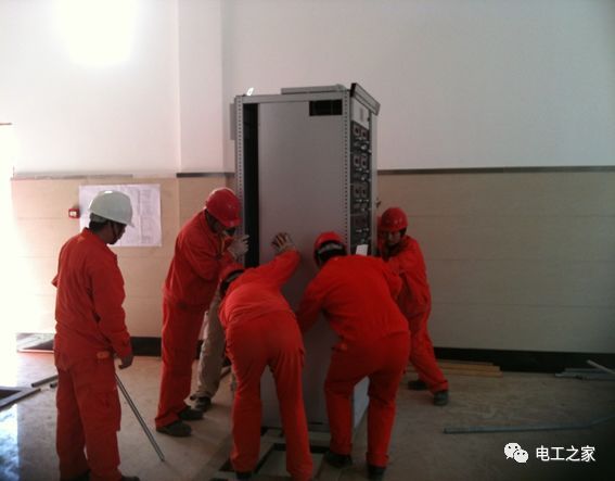 一條完成開關(guān)柜安裝，電纜橋架施工，電纜敷設(shè)及布線施工，照明配電箱施工