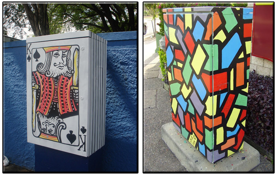 Not 配電箱影響市容，但你不知道如何美化它。