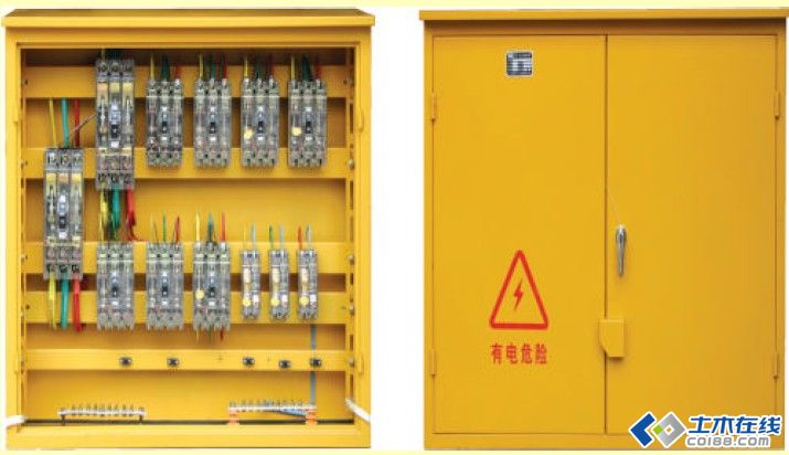 三級(jí)配電，二級(jí)保護(hù)，一機(jī)一閘一漏，一箱配電箱及施工要求