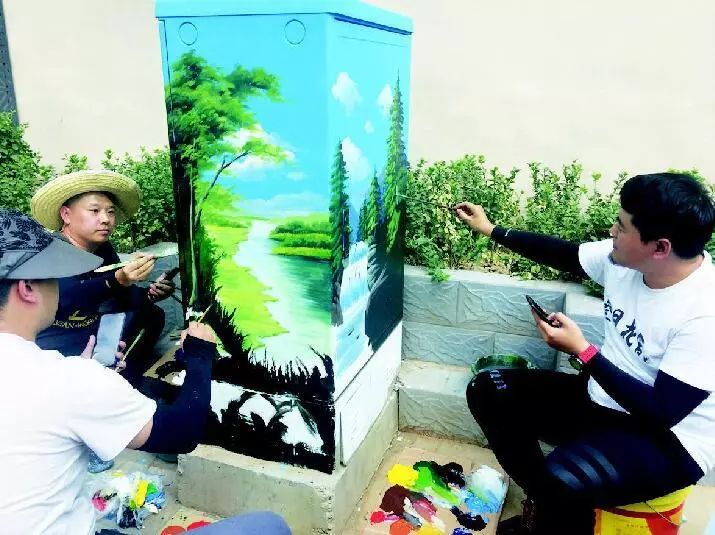 太原:路邊配電箱大變化！你喜歡這個配電箱嗎？